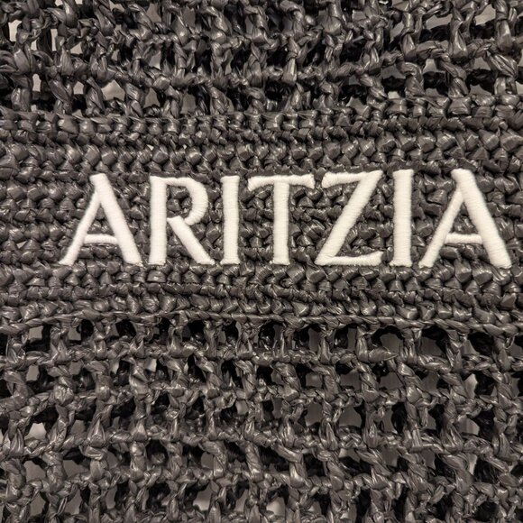 Aritzia Amalfi Straw Tote Bag - Picture 3 of 5